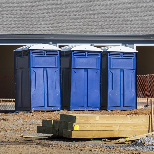 is there a specific order in which to place multiple portable toilets in Revloc